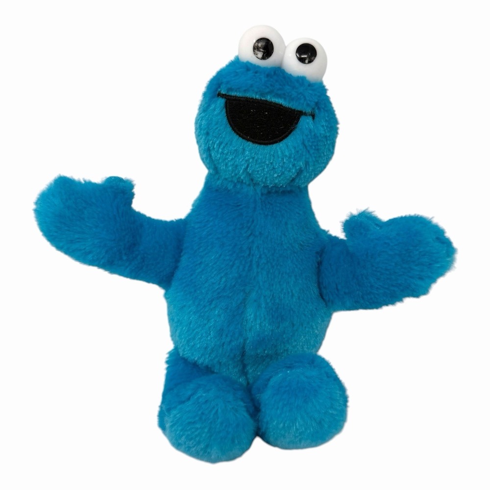 Sesame Street Cookie Monster Plush Blue Soft Toy Hasbro 8 Inch 57560‎